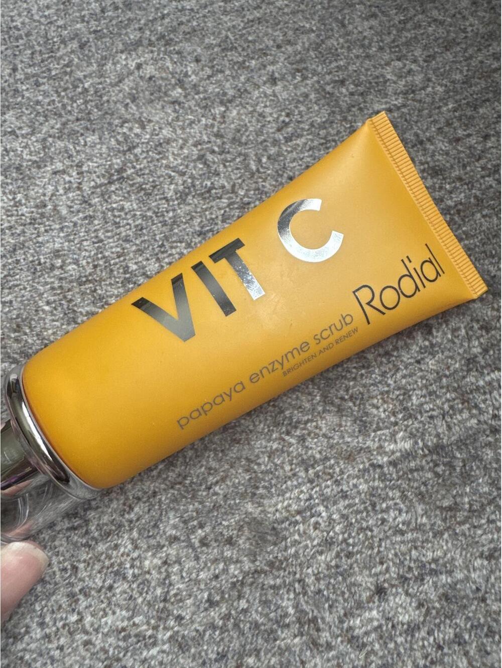 Rodial Vit C Papaya Enzyme Scrub – Brighten & Renew, Sealed 100mL